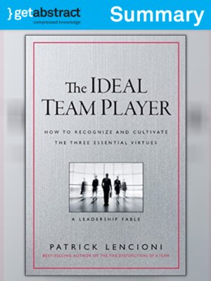 cover image of The Ideal Team Player (Summary)